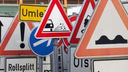 Schilderwald im Ruhrgebiet